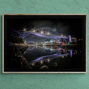 Tyne Bridge Photographic Print: Newcastle Wall Art (Digital Download)