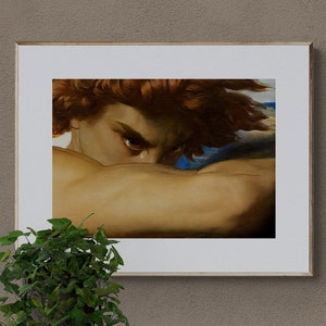 Fallen Angel Print: Dark Academia Lucifer Art by Cabanel (Digital Download)