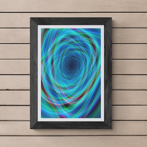 Neon Pride Art Print: Abstract LGBTQ Wall Decor (Digital Download)