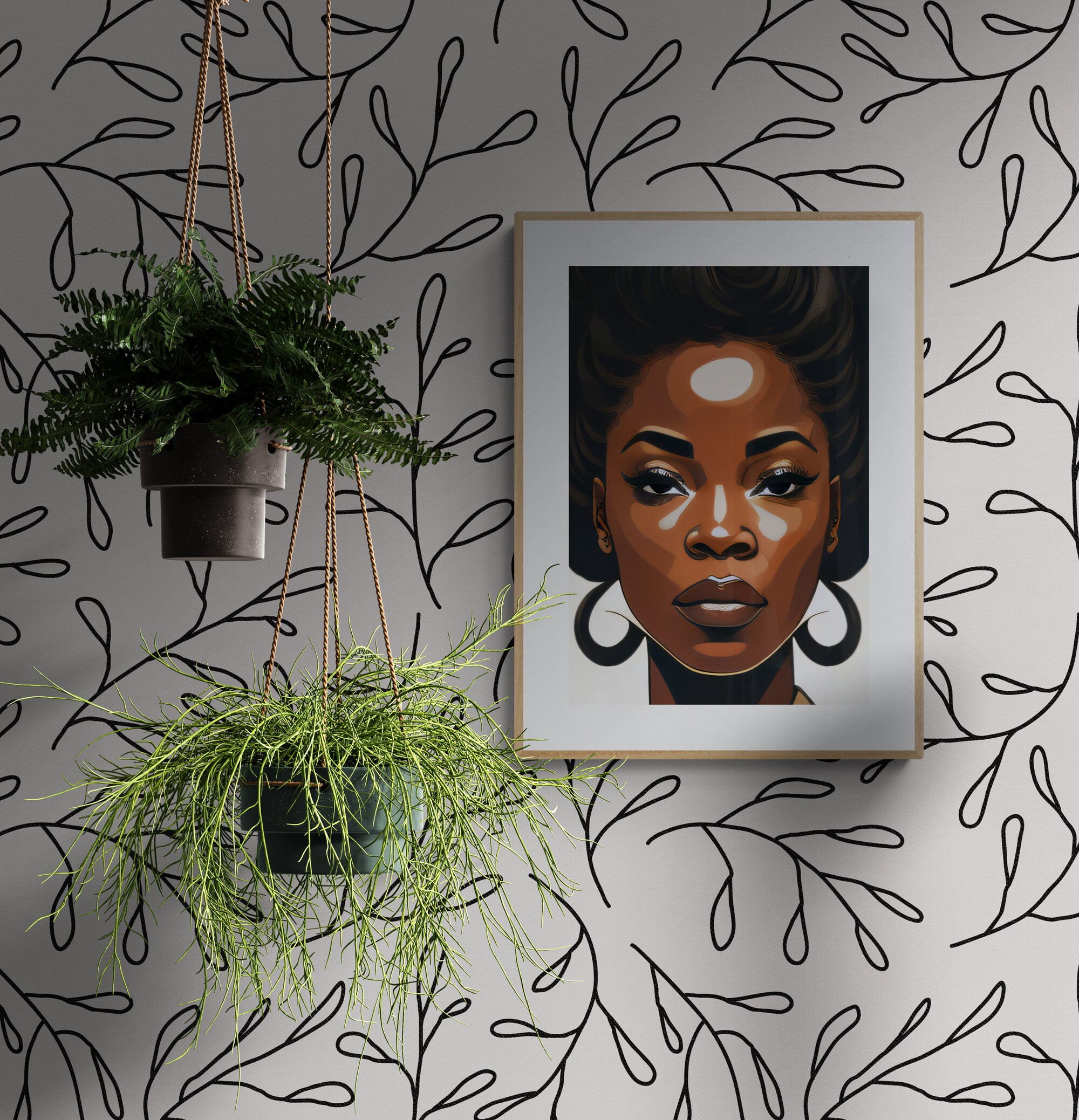 Black Girl Wall Art Set Black Girl Printable Art Black - Etsy