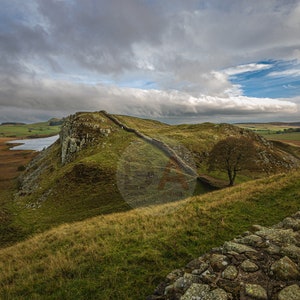 Hadrians Wall Print  | Steel Rigg Northumberland Print | Northumberland Photography | Sycamore Gap Print | Printable Photography