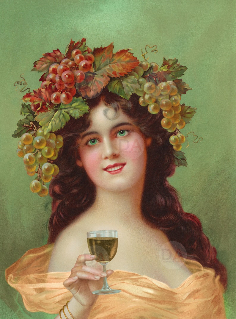 Vintage Wall Art Woman Portrait Prohibition Wall Art Vintage Poster