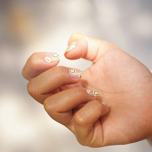 Nail Sticker / Decal &quot;All Smiles&quot;