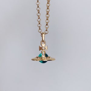 Collier à cristaux en doré – Vivienne Westwood