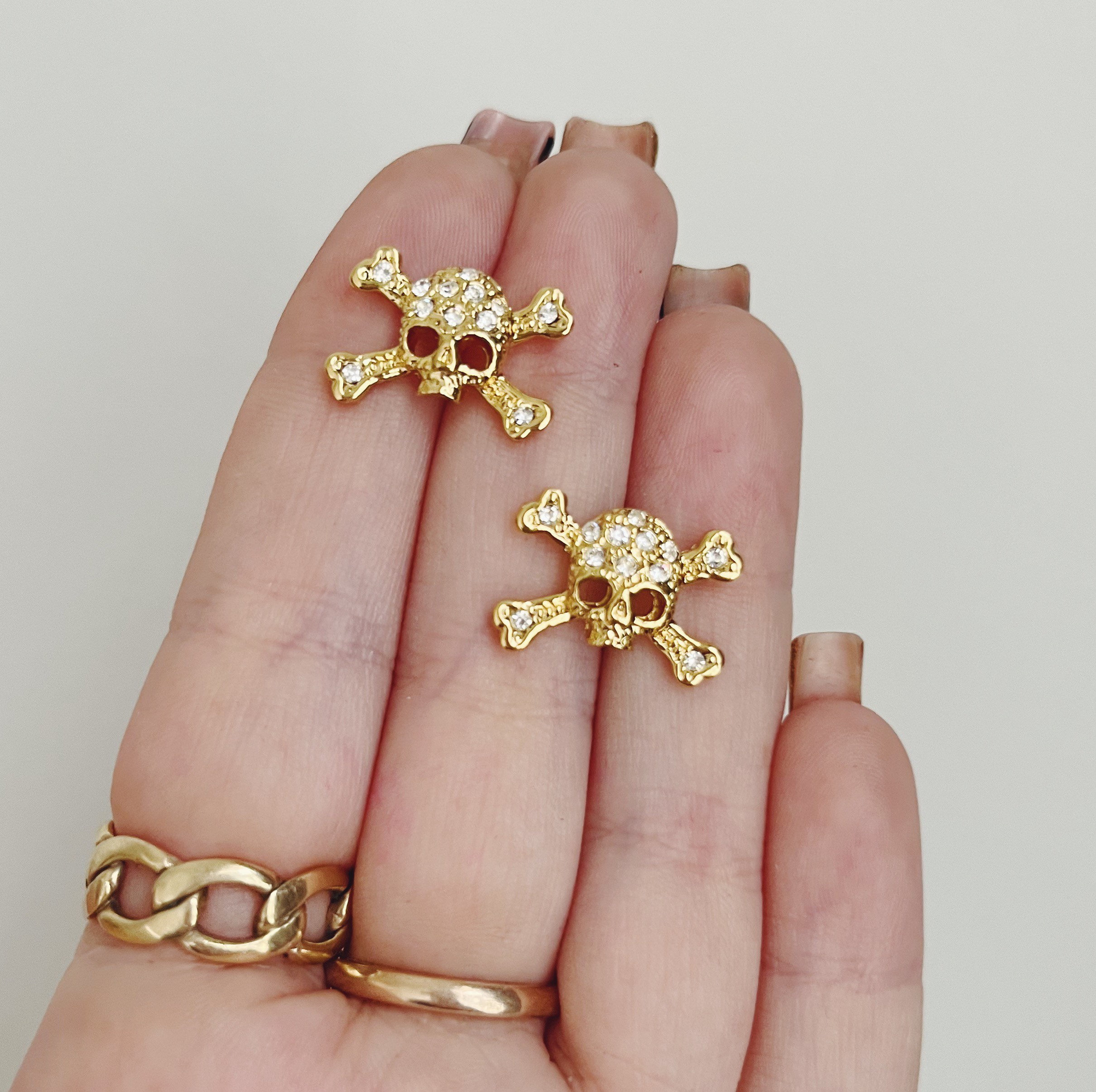 Vivienne westwood shop skull earrings