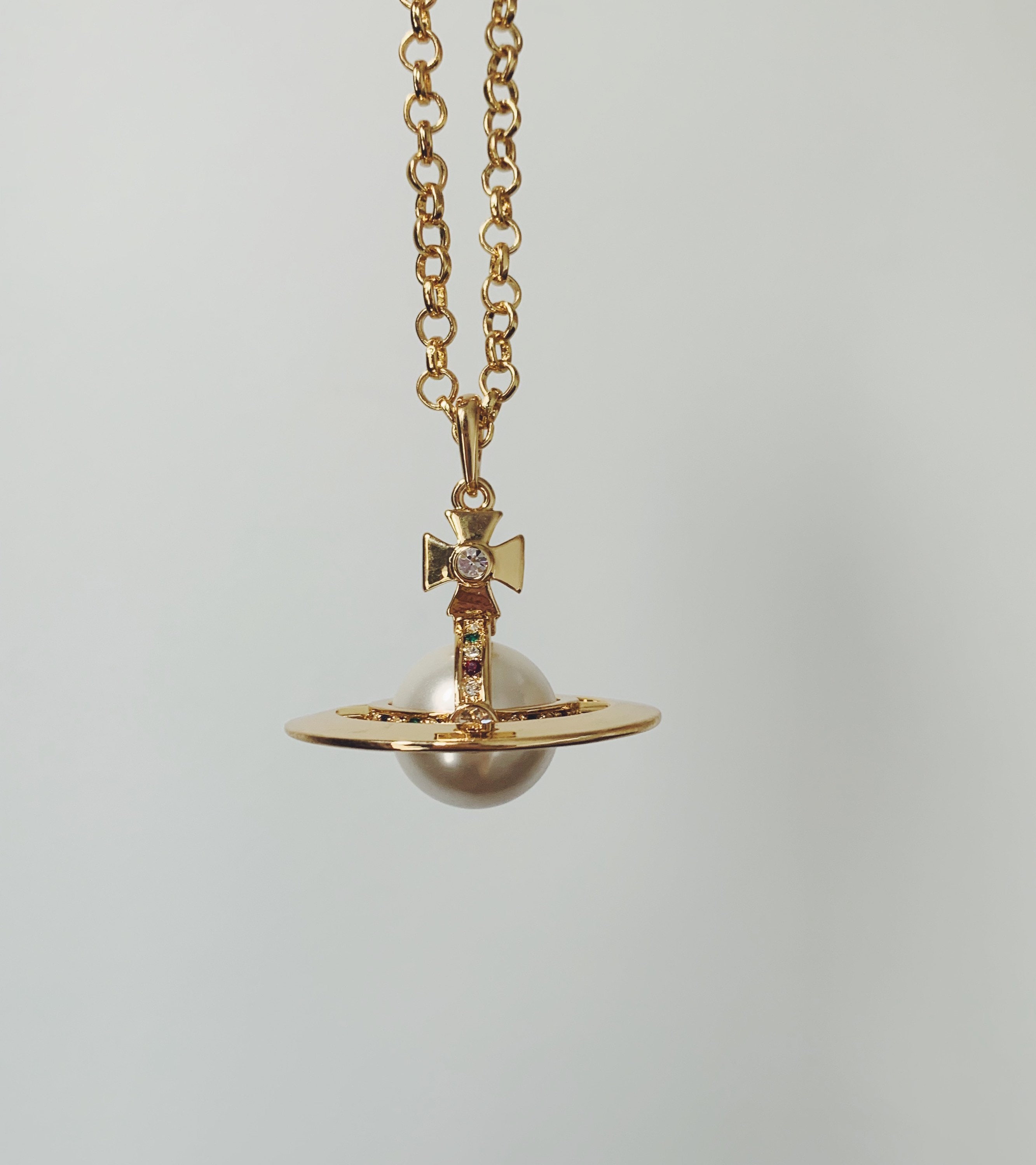 Vivienne westwood 3d orb necklace sale