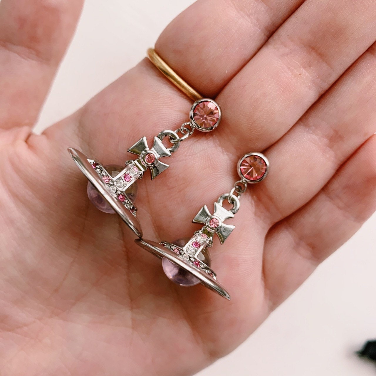 Vivienne westwood deals earrings orb
