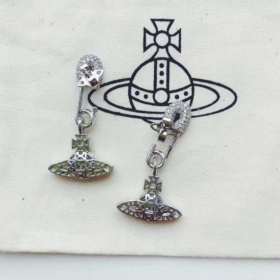 Vivienne Westwood silver Swarovski crystals encru… - image 4