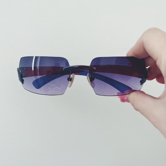 Triomphe Rectangular Sunglasses in Beige - Celine Eyewear