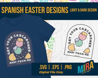 Spanish Easter PNG SVG Bundle | Conchas | Mexican Easter | Latina Present | Spanish Shirt | Cascarones | Pascua | Mexican Meme |