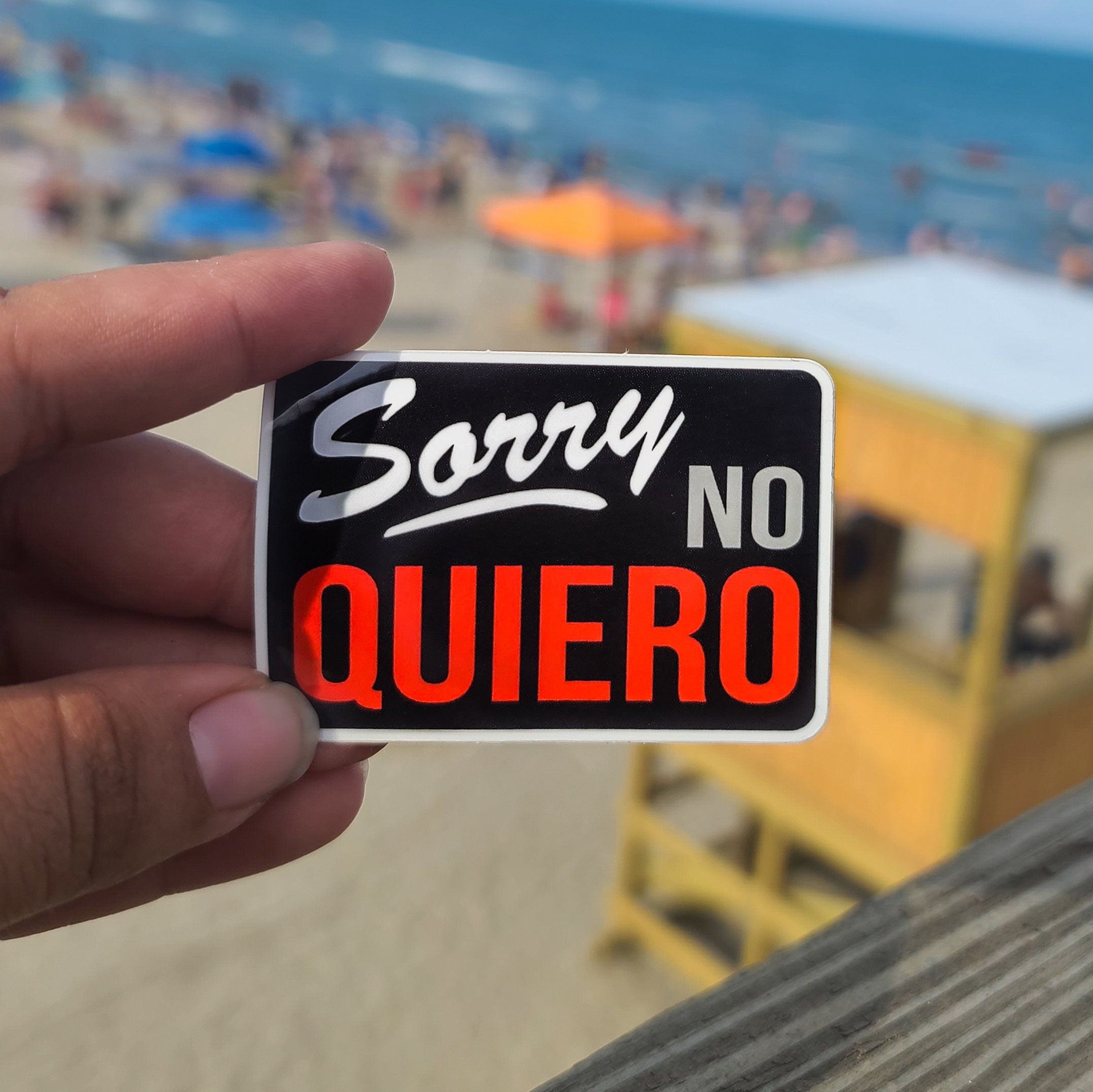Sorry No Quiero | Mexican Sticker | Funny Saying | No Thanks Sticker | Spanish Slang | Mexican Slang Sticker | Mexican Gift | Mexican Art - Etsy Israel