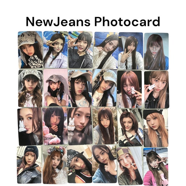 Nouveau Jeans Photocard Seasons Greeting 2023 Kpop Girl Group Hanni Haerin Danielle Minji Hyein Hybe Bts Photocard cadeau présent sœur