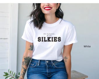 Silkie Graphic Tee: Preppy Crewneck Sweatshirt