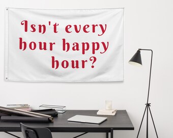Happy Hour Flag - Etsy