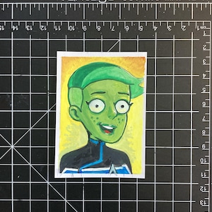 Star Trek Lower Decks Tendi sketch card