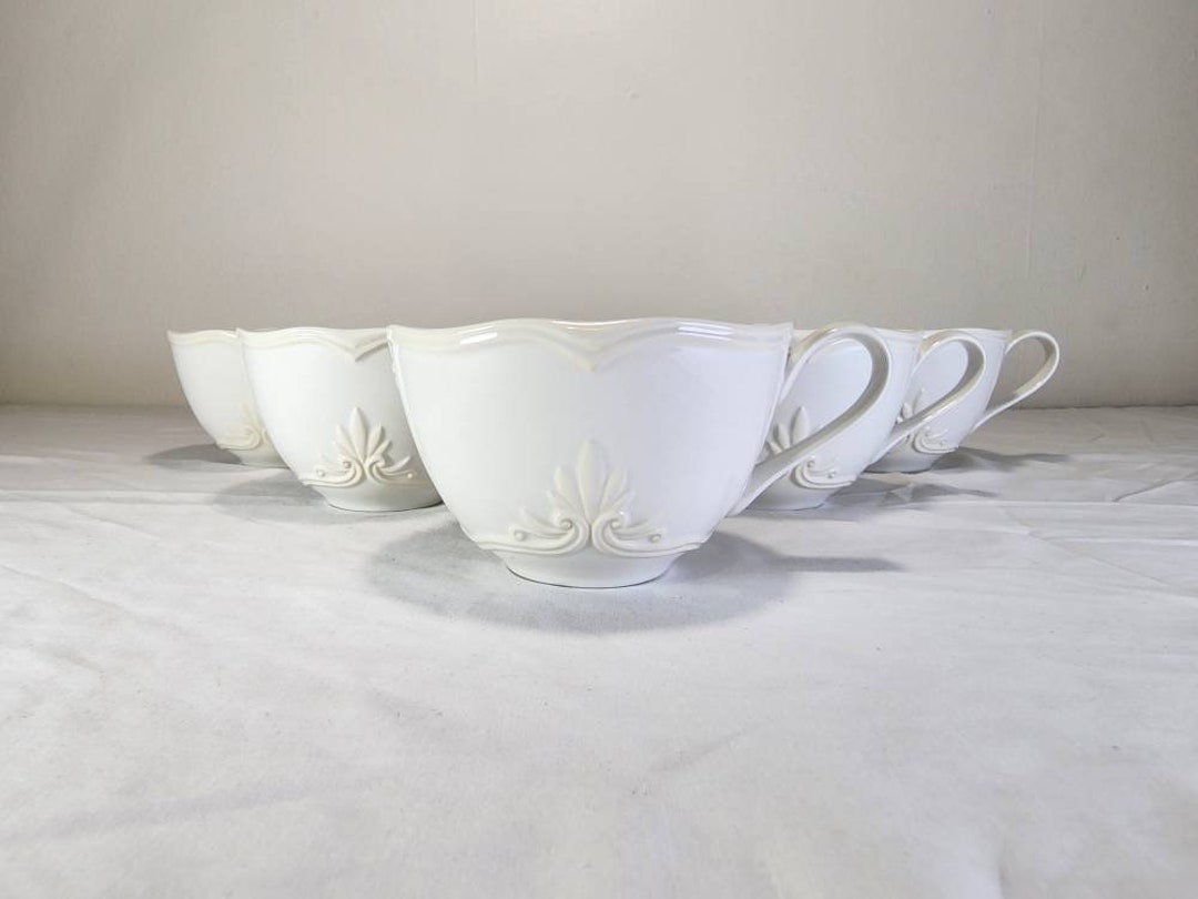 Lenox Butlers Pantry Gourmet Flat Cups set of 6 Etsy
