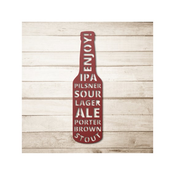 Craft Beer Sign Craft Beer Decor Beer Sign Craft Beer Metal Etsy