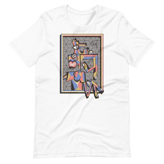 Graffiti Shirt Art Shirt Funky Shirt Graffiti Clothing Funky Man Clothing Abstract T Shirt Street Art Clothing Original Art Shirt