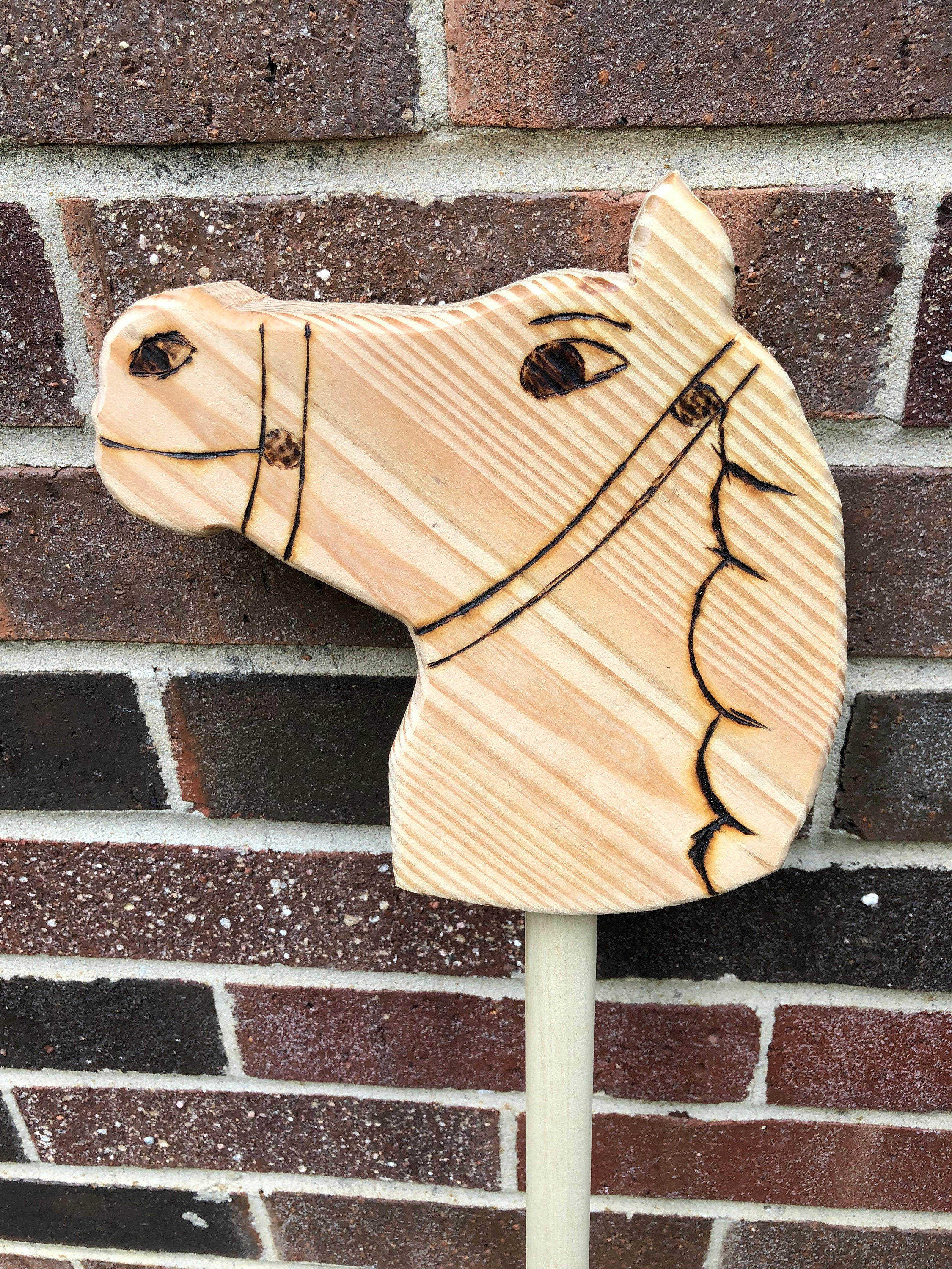 Wood Stick Horse Etsy