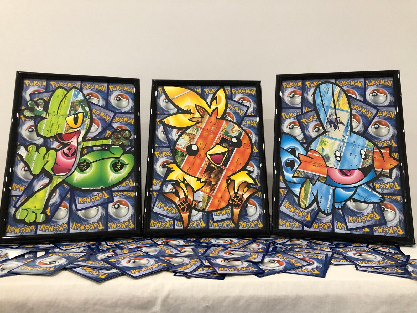 Torchic Framed Pokémon Card A4 Wall Art Etsy