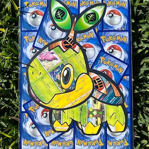 Turtwig / Chimchar / Piplup Pokémon Card Cut Art - Etsy