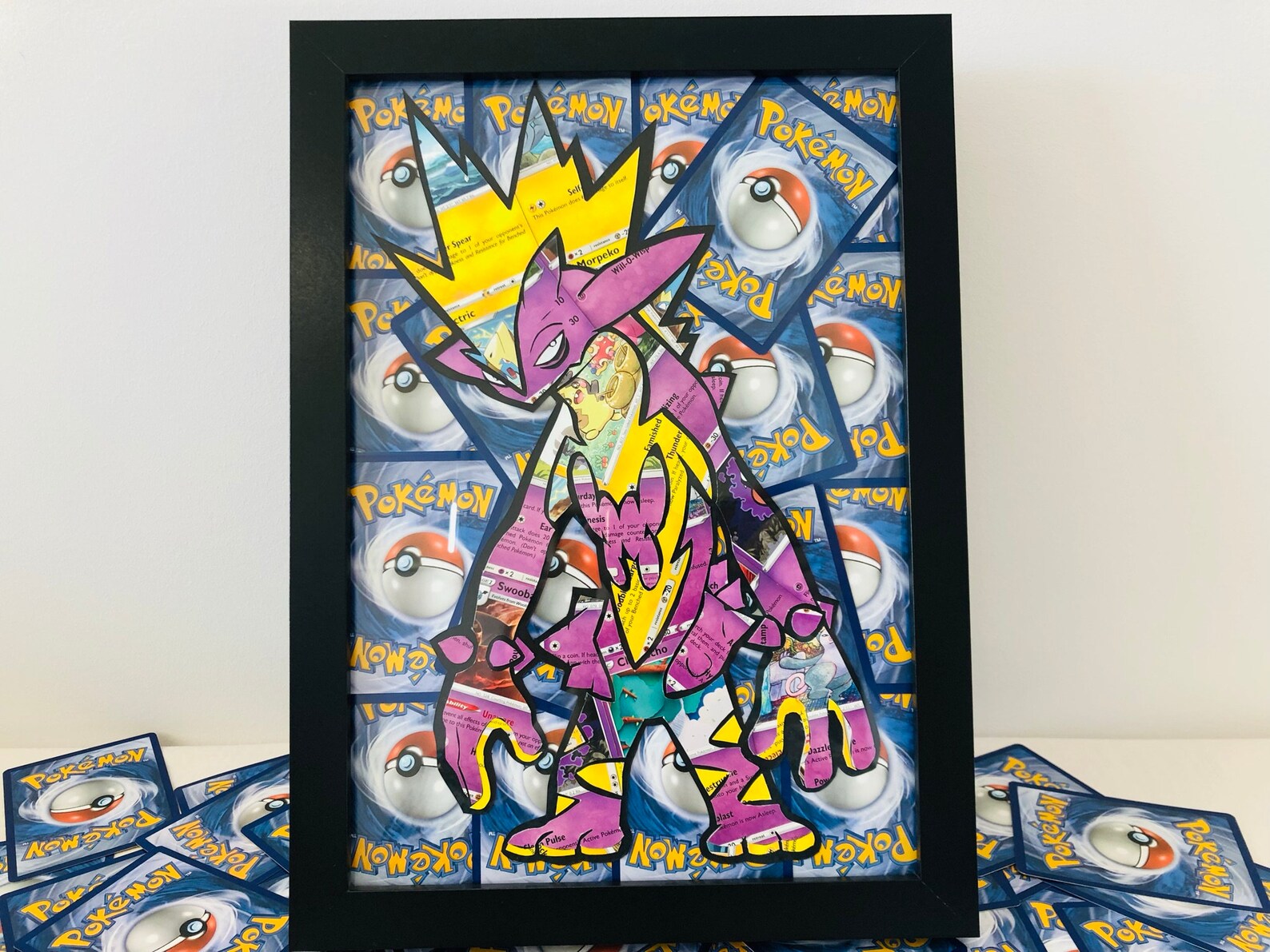 Commission Request for Custom Framed Pokémon Card A4 Wall Art | Etsy