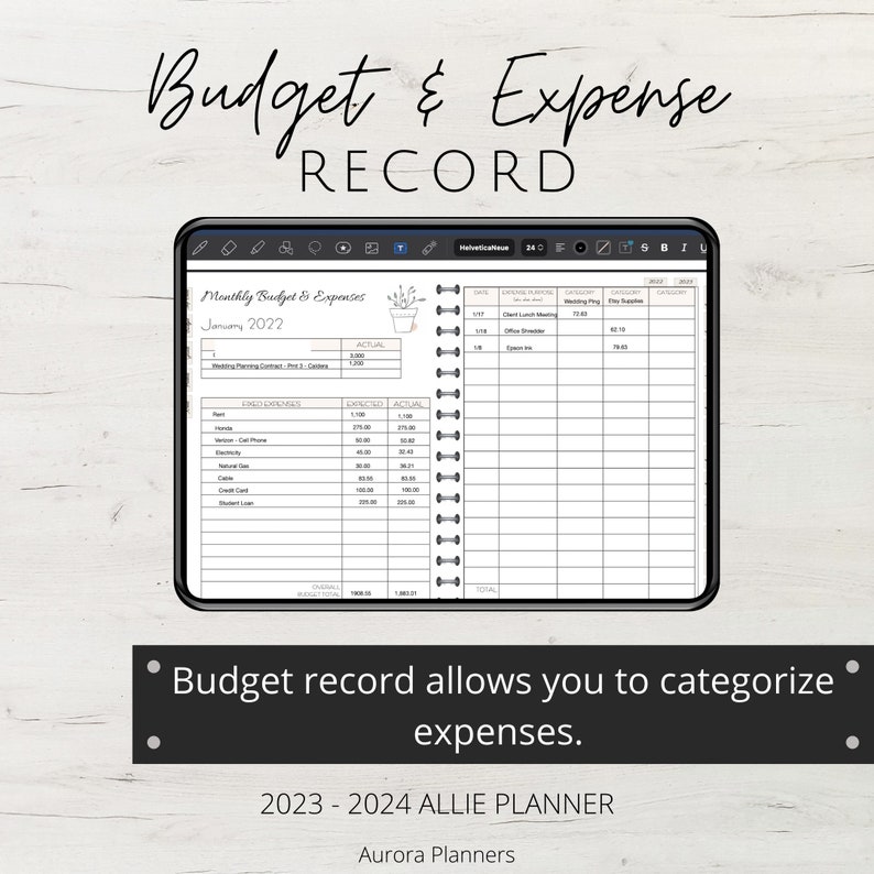 Digital Planner 2023 2025 Dated Weekly Calendar, Weekly and Daily