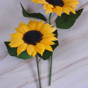 Sunflower making kit | DIY paper flower kit | Paper sunflower kit | Paper flower kit | Make your own flower | Paper sunflower | sunflower