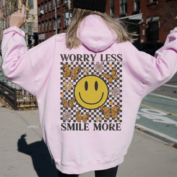 Back print aesthetic hoodie / oversized summer sweatshirt / - Etsy Polska