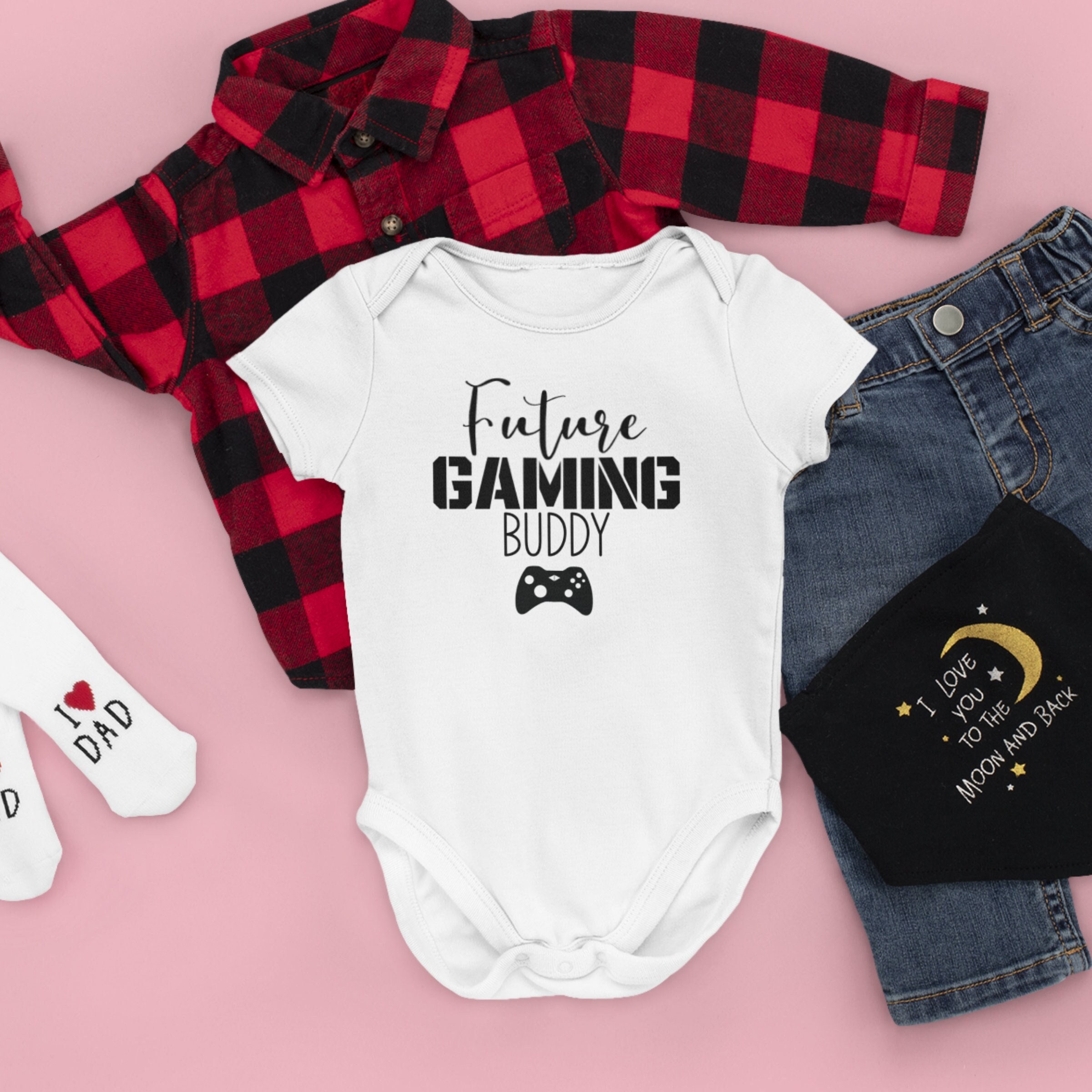 Future Gamer Buddy Onesie / Gamer Baby Clothes / Baby Onesie Etsy