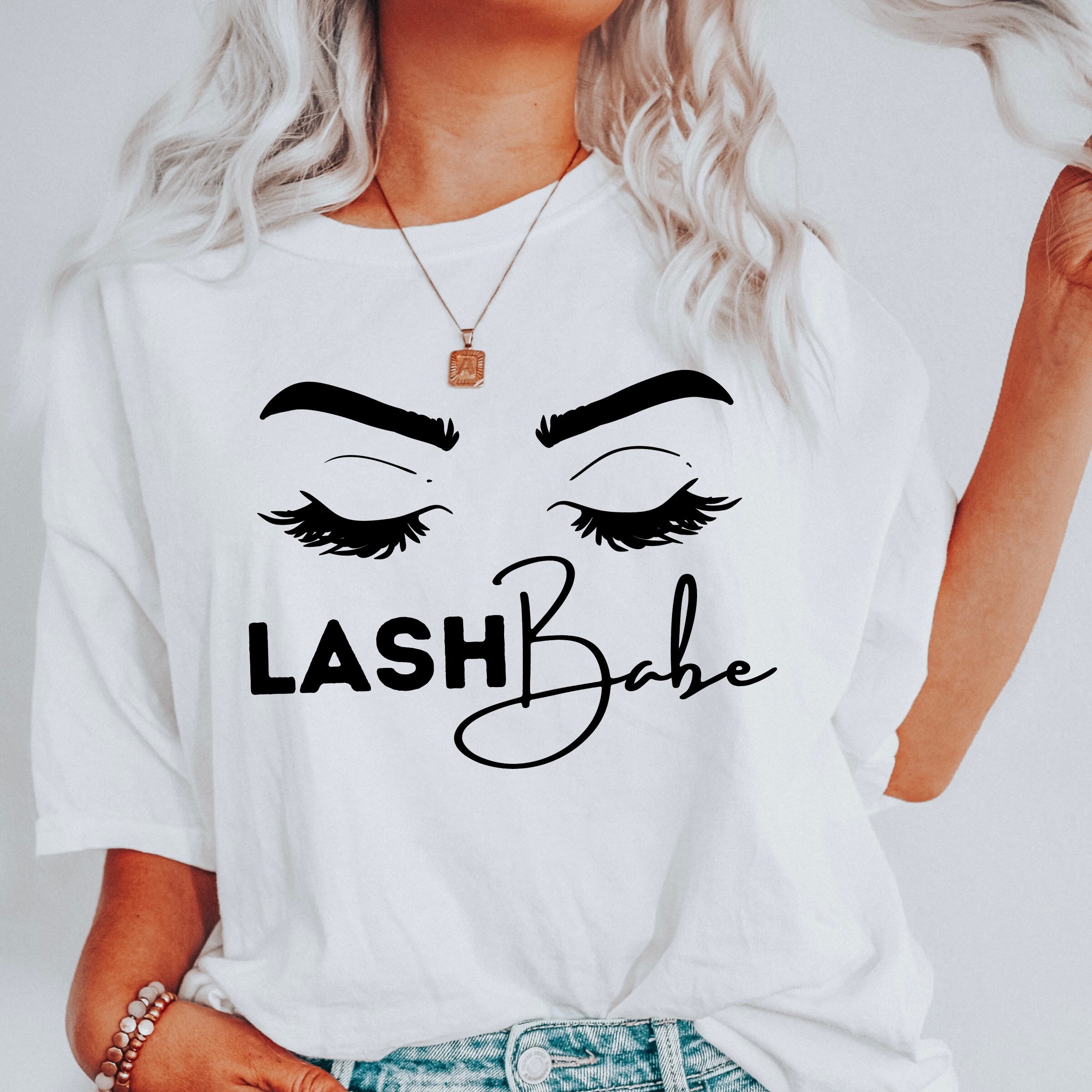 Lash Babe Eyelash Tech Shirt / Lash Artist Clothing / Lash - Etsy