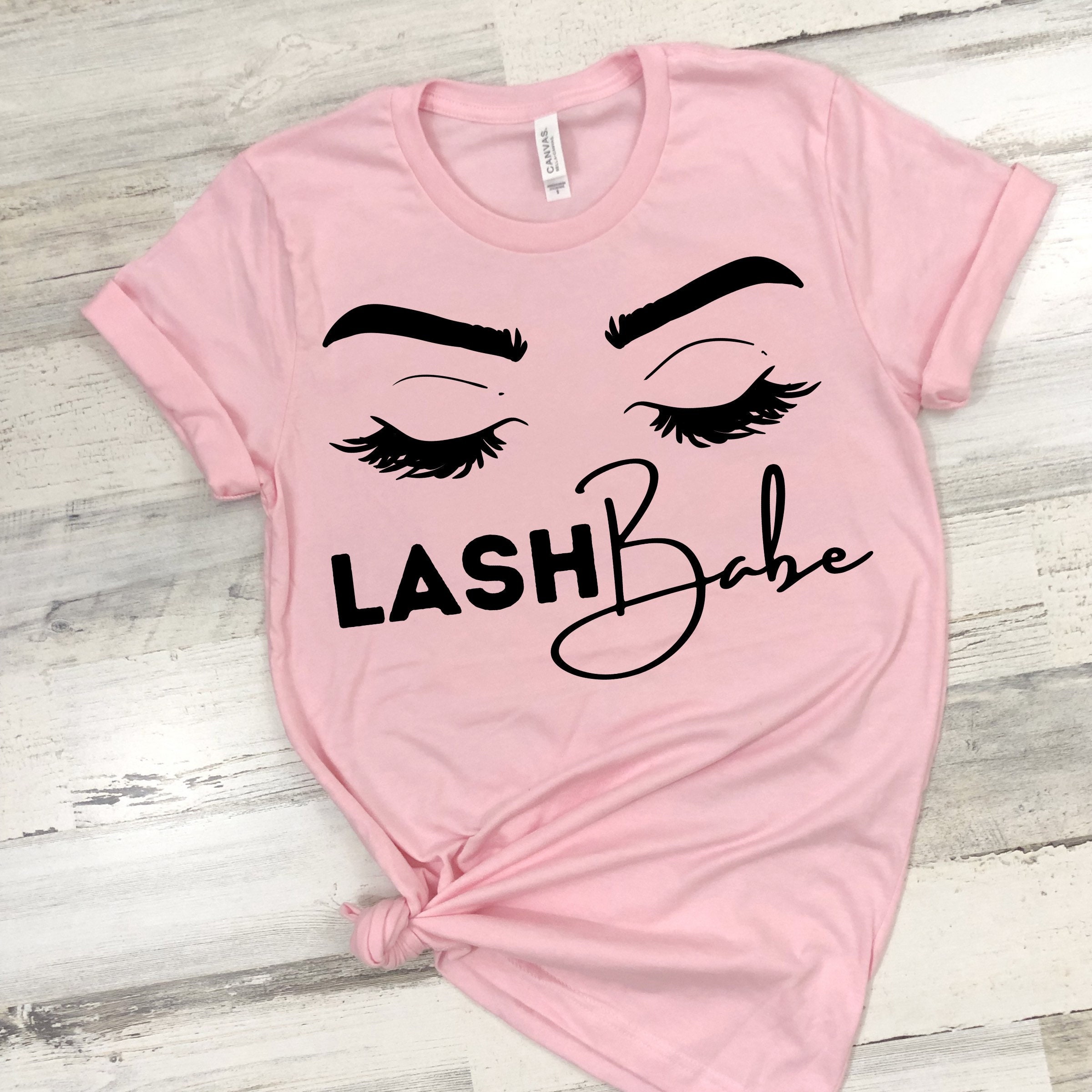 Lash Babe Eyelash Tech Shirt / Lash Artist Clothing / Lash - Etsy