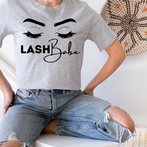 Lash Babe Eyelash Tech Shirt / Lash Artist Clothing / Lash - Etsy