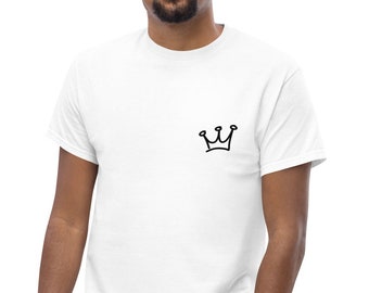 King - crown graffiti icon mens organic cotton t-shirt