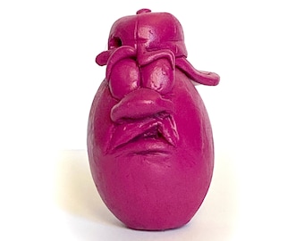 Sculpture de personnage personnalisée - Homme oeuf, graffiti, art de rue