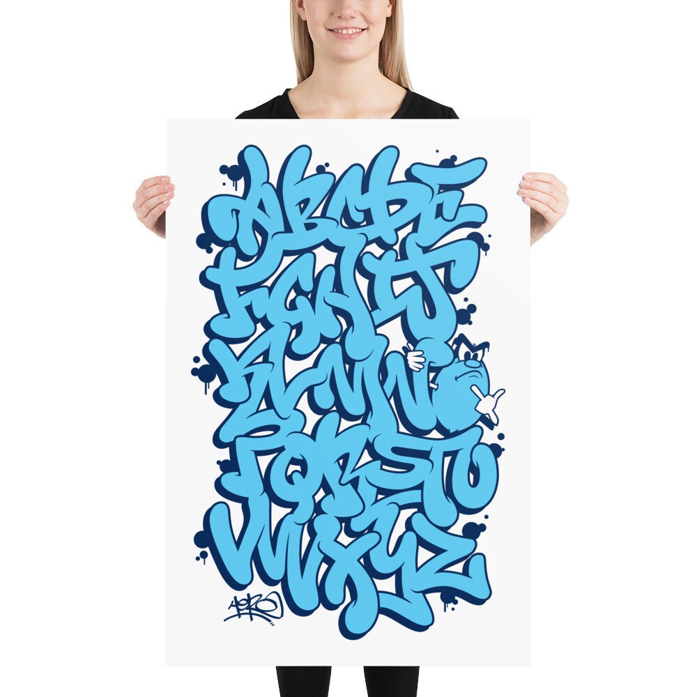 Kit plastique dingue alphabet graff