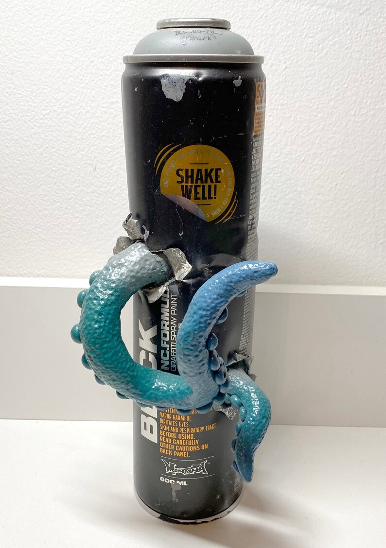 Custom Spray Can Character Sculpture, Graffiti, Street Art Etsy