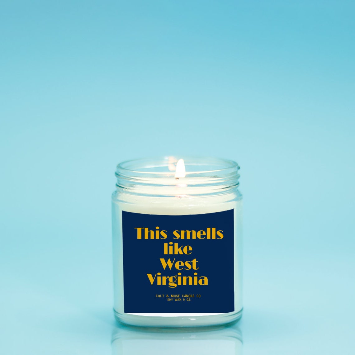 This smells like West Virginia Candle WVU Mountaineers West Etsy