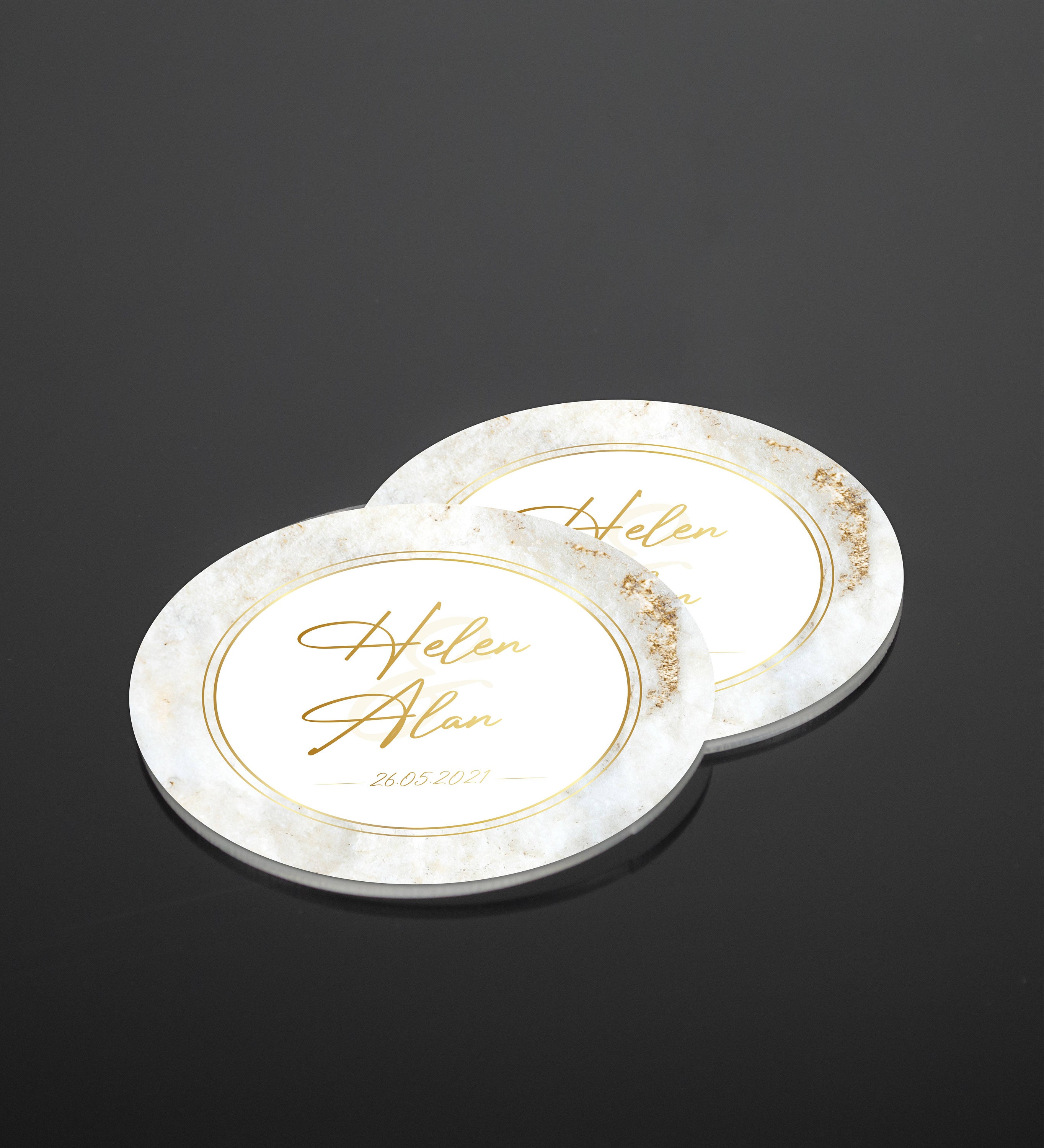 Custom Wedding Coasters Acrylic Coaster Wedding Favor Etsy