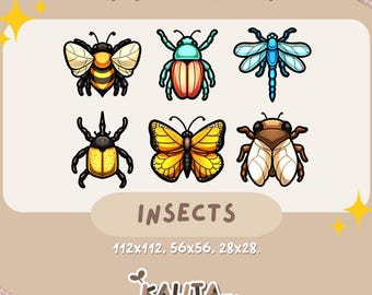 Kawaii Insect Twitch Channel Points – Bug Art (Digital Download