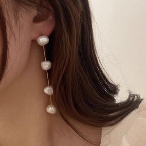 Pearl Drop Earrings  Francesca Jewellery