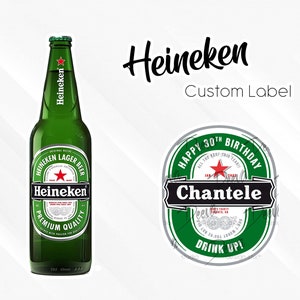 Heineken Custom Sticker Label