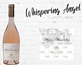 STAMPA A CASA: Etichetta adesiva personalizzata "Whispering Angel" / File digitale
