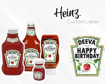 Label heinz ketchup logo