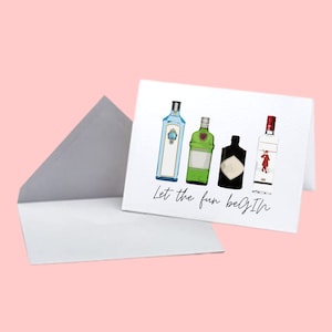 Laat de leuke be-GIN-kaart