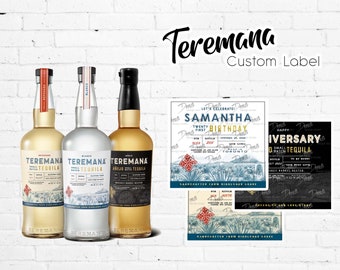 STAMPA A CASA: Etichetta personalizzata Teremana / Digitale
