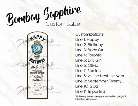 Handmade Label - Sapphire Handmade Label - Sapphire