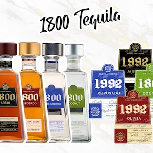 PRINT AT HOME: 1800 Tequila Custom Label | Digital File