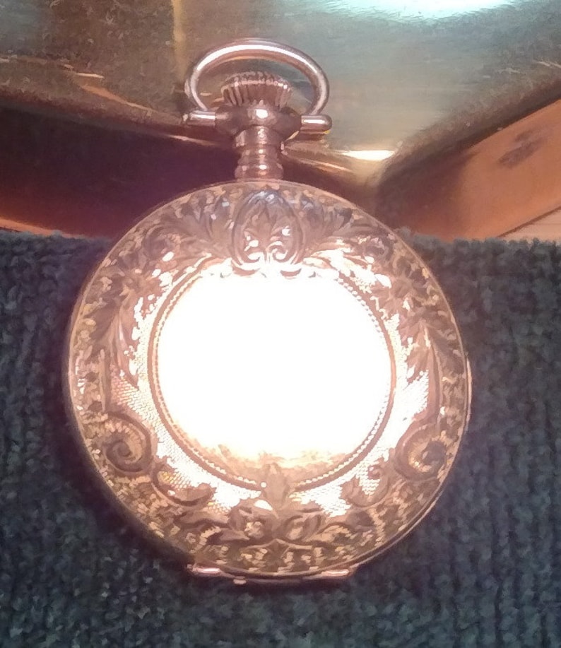 Waltham Men's Gold Pocket Watch Antique Circa 1871. Etsy