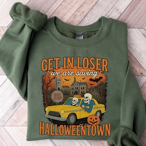 Halloween png, Spooky Season png, Halloween pumpkin png, Get in Loser, Vintage Halloween png, Retro Halloween, Funny Halloween png, Fall png